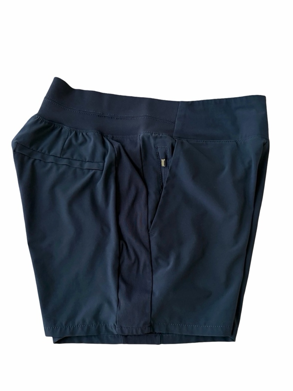 Athleta Navy Brooklyn Mid-Rise Athletic Shorts - Picture 5 of 15